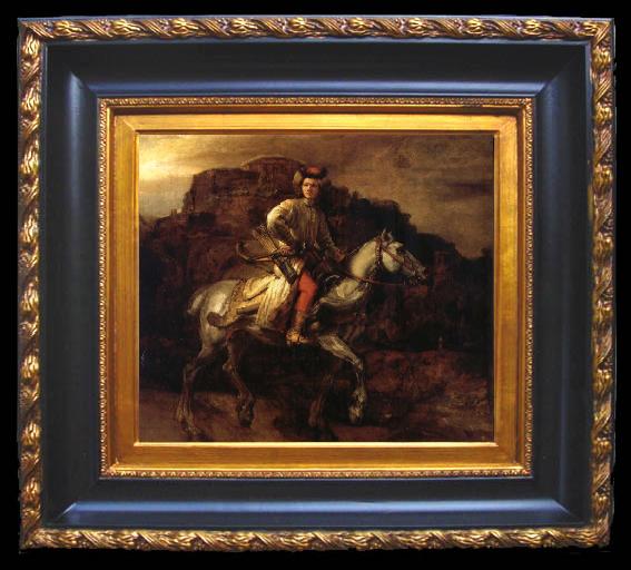 framed  REMBRANDT Harmenszoon van Rijn The Polish Rider, Ta059
